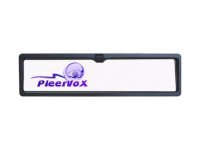 Цветная камера фронтального обзора в рамке номерного знака Pleervox PLV-FCAM-R1