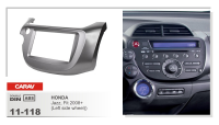 Переходная рамка Honda Jazz, Fit 2008-2013 (левый руль) Carav 11-118