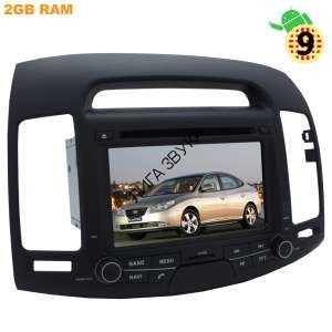Штатная магнитола Hyundai Avante Elantra до 2011 года LeTrun 2923 KSP Android 9