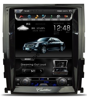 Штатная магнитола Cadillac Escalade 2006-2015 Carmedia NH-1001 Tesla Style Android  Штатная магнитола для Cadillac Escalade 2006-2015 - Carmedia NH-1001 ("Тесла-стиль") на Android 9, 6-ТУРБО ядер и 4ГБ-64ГБ