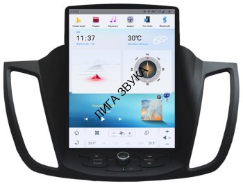 Штатная магнитола Ford Kuga 2013+ Carmedia ZF-1002-Q6 Android 4G SIM CARPLAY  Tesla Style  Штатная магнитола Ford Kuga 2013+ Carmedia ZF-1002-Q6 Android 4G SIM CARPLAY  Tesla Style 
