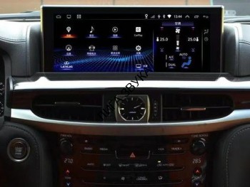Штатная магнитола Lexus LX 2016-2021 Radiola RDL-LEX-LX16 12.3 дюйма Штатный монитор 12.3" для Lexus LX 2016-2021 - Radiola RDL-LEX-LX16 на Android 10, встроенный 4G модем, 8ГБ-128ГБ

