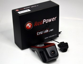 Двухканальный видеорегистратор RedPower CatFish Light 6207 на ножку зеркала Двухканальный видеорегистратор RedPower CatFish Light 6207 на ножку зеркала