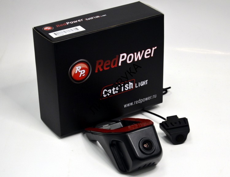 Двухканальный видеорегистратор RedPower CatFish Light 6207 на ножку зеркала