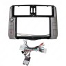 Штатная магнитола Toyota Land Cruiser Prado 150 2009-2013 high (для высоких комплектаций с кругом) Android 12 Carmedia SF-9613-3+9009-12-N