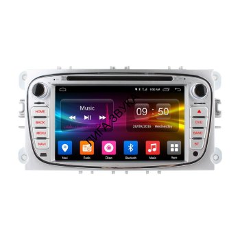 Штатная магнитола Ford Focus II, Mondeo 4, S-MAX, Galaxy, Tourneo / Transit Connect Roximo Ownice C500 S7202G-S Silver Ownice C500 S7202G-S - Штатная магнитола Ford Focus 2, Mondeo Android 6.0  