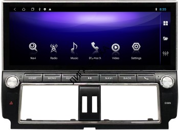 Штатная магнитола Toyota Land Cruiser Prado 2014-2017 Carmedia ZH-T1203 Android Магнитола для Toyota Land Cruiser Prado 150 2014-2017 - Carmedia ZH-T1203 монитор 12.3", Android 13, 8Гб+128Гб, CarPlay, SIM-слот