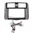 Штатная магнитола Toyota Land Cruiser Prado 150 2009-2013 high (для высоких комплектаций с кругом) Android 12 Carmedia SF-9613-3+9009-12-Q