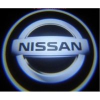 LED подсветка двери Carsys RX-S12B Nissan в штатное место с логотипом авто