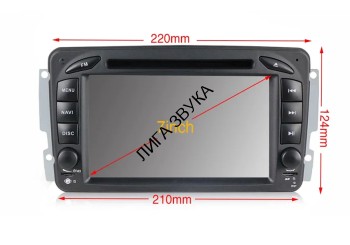 Штатная магнитола Mercedes-Benz G-класс (W463) 2001-2006, C-класс (W203) 2000-2004 Carmedia MKD-7012-P6 Android DSP  Штатная магнитола Mercedes-Benz G-класс (W463) 2001-2006, C-класс (W203) 2000-2004 Carmedia MKD-7012-P6 Android DSP 