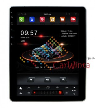 Универсальная магнитола 2DIN Carwinta KD-97005PX5 Tesla Style Универсальная магнитола Android 9.1 8 ядер 4/32 ГБ KD-97005PX5