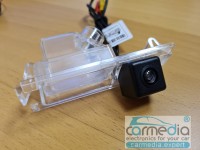 Камера заднего вида Hyundai I30, Solaris I hatchback CarMedia CM-7236KB CCD-sensor Night Vision ночная съёмка