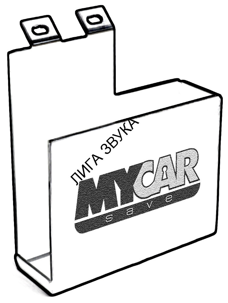 Защитный бокс ЭБУ Toyota Camry (2011-2014) 2.0л / Lexus IS MyCarSave MCS-1413 