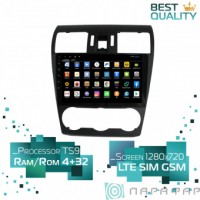 Штатная магнитола Subaru Forester, WRX, XV 2013-2015 Parafar PF995XHD Android 8.1.0 4G LTE 