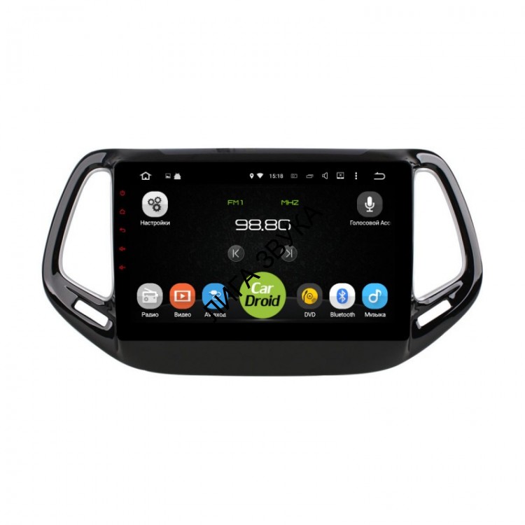 Штатная магнитола Jeep Compass 2017+ Roximo CarDroid RD-2204F DSP Android