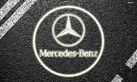 LED подсветка двери Carsys RX-S9B Mercedes-Benz в штатное место с логотипом авто