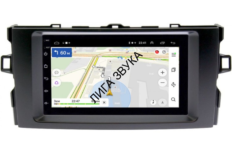 Штатная магнитола Toyota Auris I 2006-2012 OEM RK7 Android 