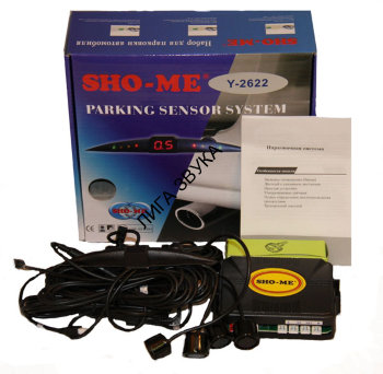 Парковочная система (парктроник) SHO-ME 2622 Парковочный радар SHO-ME, 4 датчика, звуковая и EL-сигнализация, в комплект входит цилиндрическая фреза для установки датчиков.